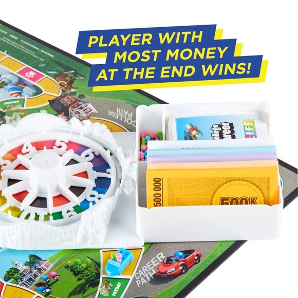 The Game of Life Hasbro Board Game New Sealed English Version For Age 8+ - Picture 9 of 16